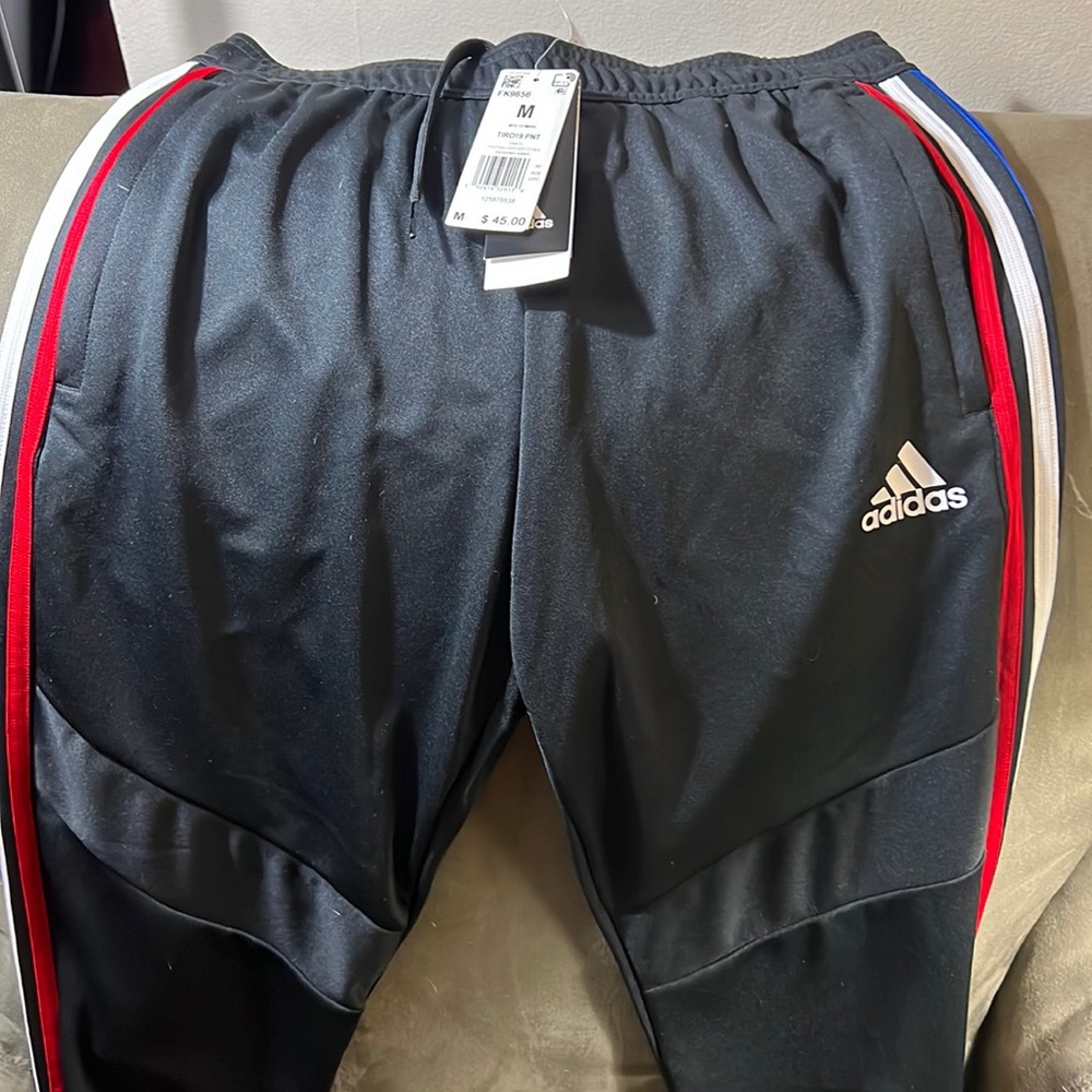 Red wight and blue stripes Adidas